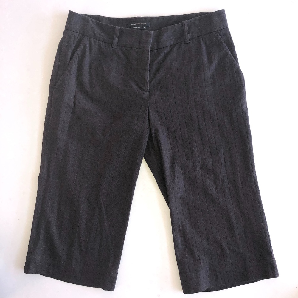 BCBGMAXAZRIA brown culottes, size 8